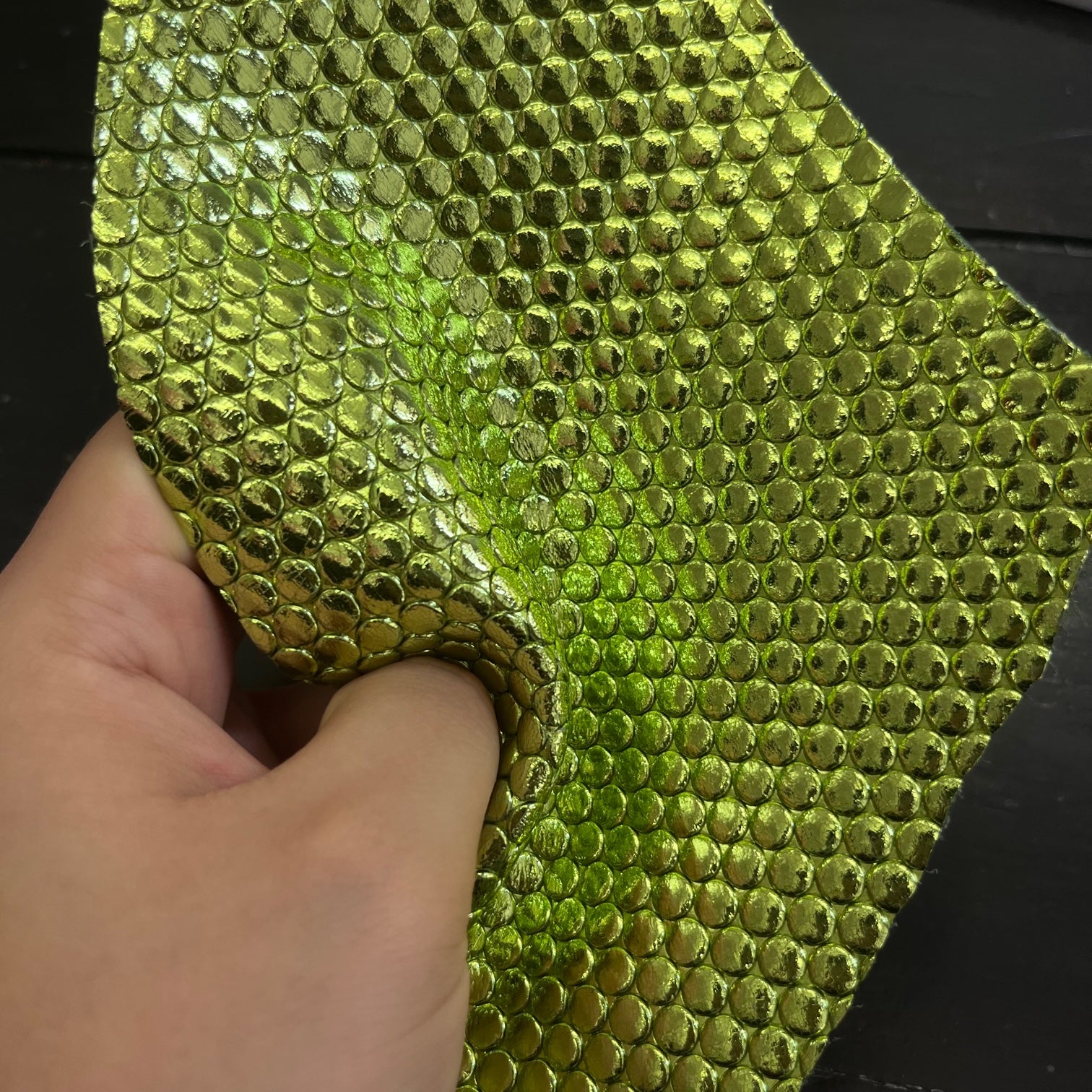 Foil Embossed Cow Hide