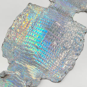 Holographic Foil Mini Nile Crocodile (23-26 cm) | Ships in 3-4 weeks