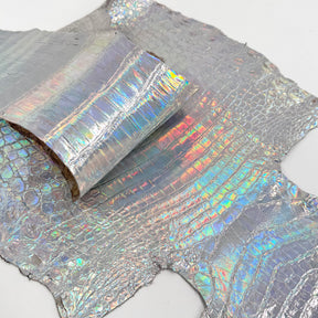Holographic Foil Mini Nile Crocodile (23-26 cm) | Ships in 3-4 weeks