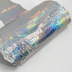 Holographic Foil Mini Nile Crocodile (23-26 cm) | Ships in 3-4 weeks