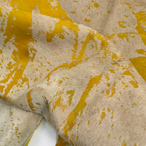 Multicolor Acid Distressed Hair-On Cow