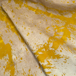 Multicolor Acid Distressed Hair-On Cow