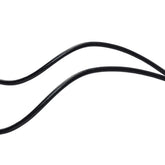 Black Leather Cord | 1 mm to 6 mm