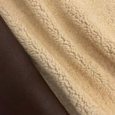 Sports Shearling with Matte Leather Back | Ships in 2 weeks