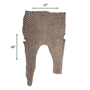 Inverted Pirarucu Fish Scale Leather | Cacao
