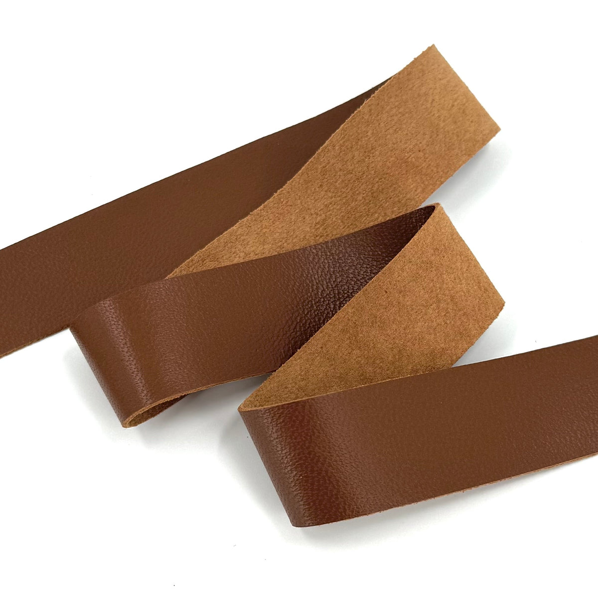 1" Raw Edge Nappa Lamb Leather Trim