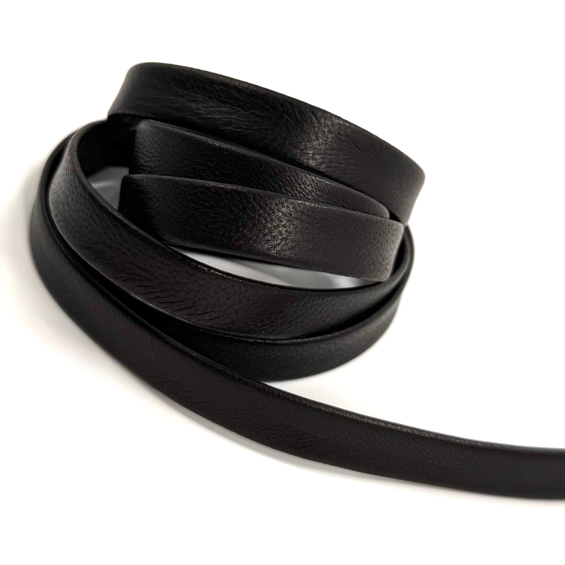 Double Fold Black Nappa Lamb Trim