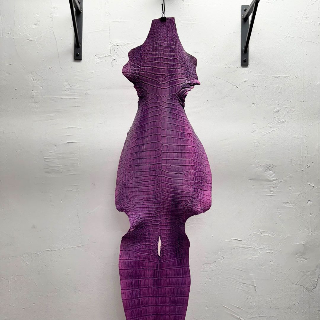 Italian Crocodile | Purple Black | 40 cm