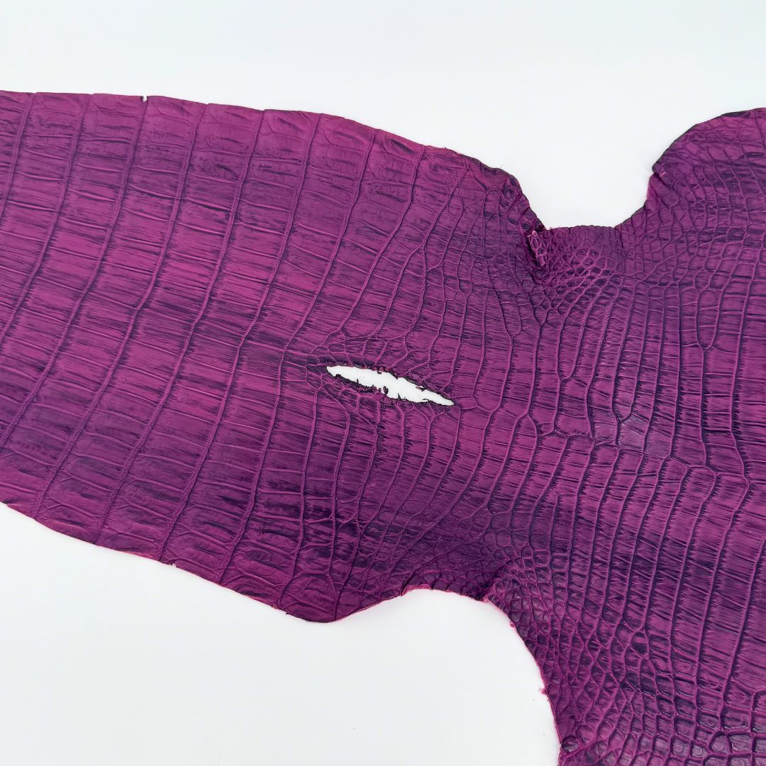 Italian Crocodile | Purple Black | 40 cm