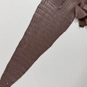 Italian Crocodile | Taupe | 31 cm
