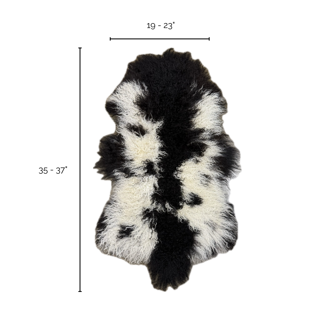 Mongolian Shearling | Naturally Spotted