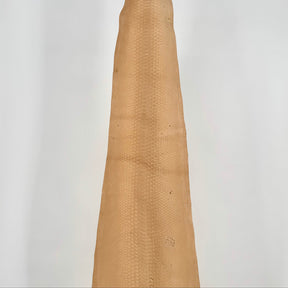 Exotic Nubuck Python leather in dried peach, ideal for handbags, shoes, and accessories.