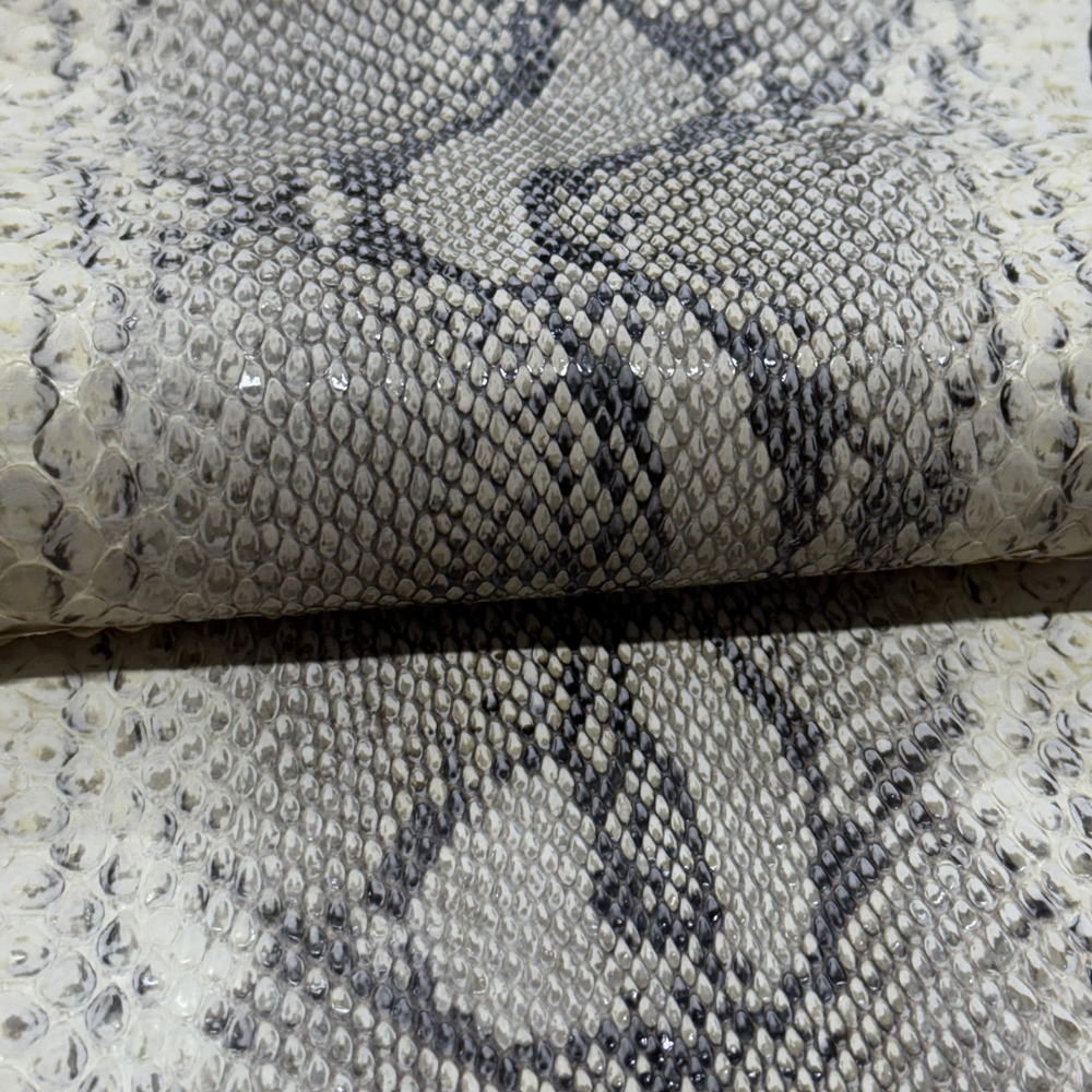 Real Python White Skin Leather Genuine Python