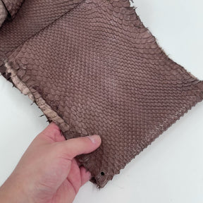 Skinny Front Cut Warm Taupe Python - Only 1 Available | SALE
