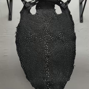 Genuine Porcupine Stingray Leather