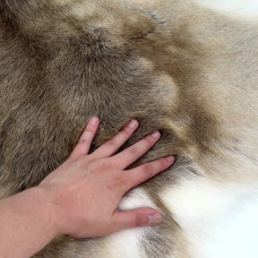 Hair-On Natural Reindeer Hide