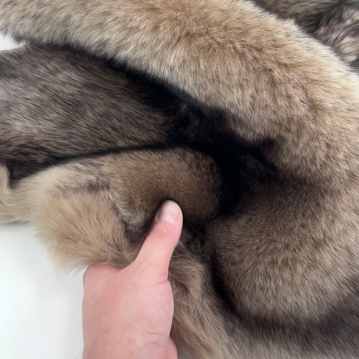 Wolf Toscana Shearling Long Hair Hide