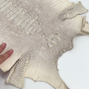 30% OFF Hornback Crocodile Undyed Crust - Only 1 available | SALE