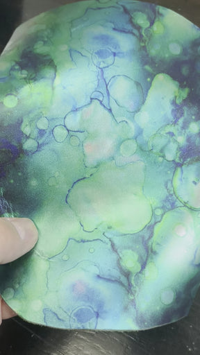 Watercolor Cow Hide