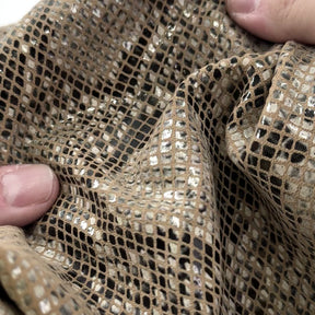 French Python Stretch Lamb Leather