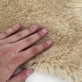 Yogi Double Sided Shearling with Distressed Leather