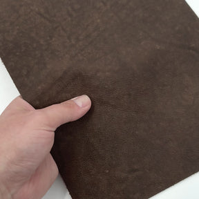 Saddle Distressed German Upholstery Cow Leather | Ships in 3 weeks