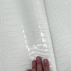 Crocodile Embossed Cow Hide