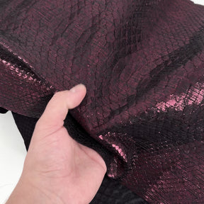 Metallic Burgundy Python Cut #5A - Only 1 Available! | SALE