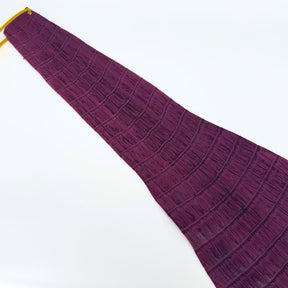 Italian Crocodile | Purple Black | 40 cm