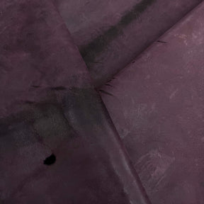 Wild Thing Nubuck Horse Leather in Burgundy – bold wine-toned hide that matures with rich patina, from District Leathers.