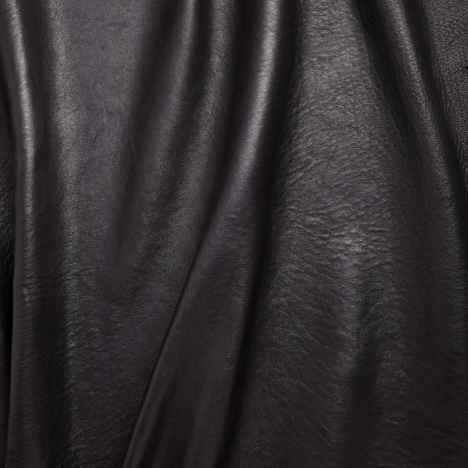 Matte Black or White Vegan Leather Fabric for Upholstery Faux Leather  Fabric in Lambskin Pattern 