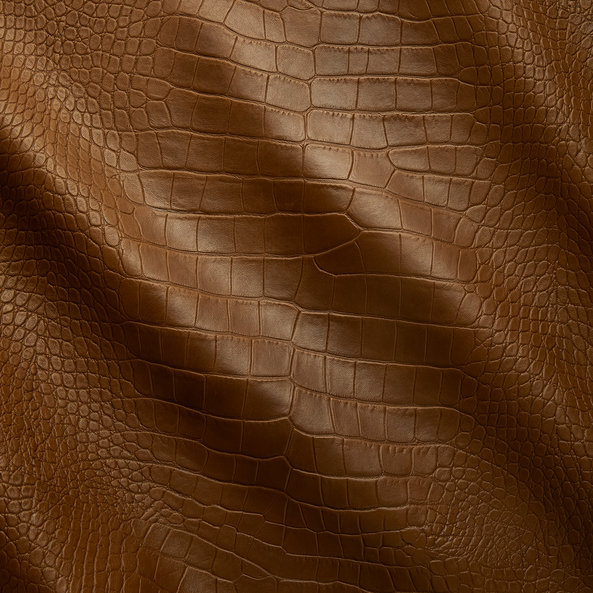 Croc Embossed Lamb Leather