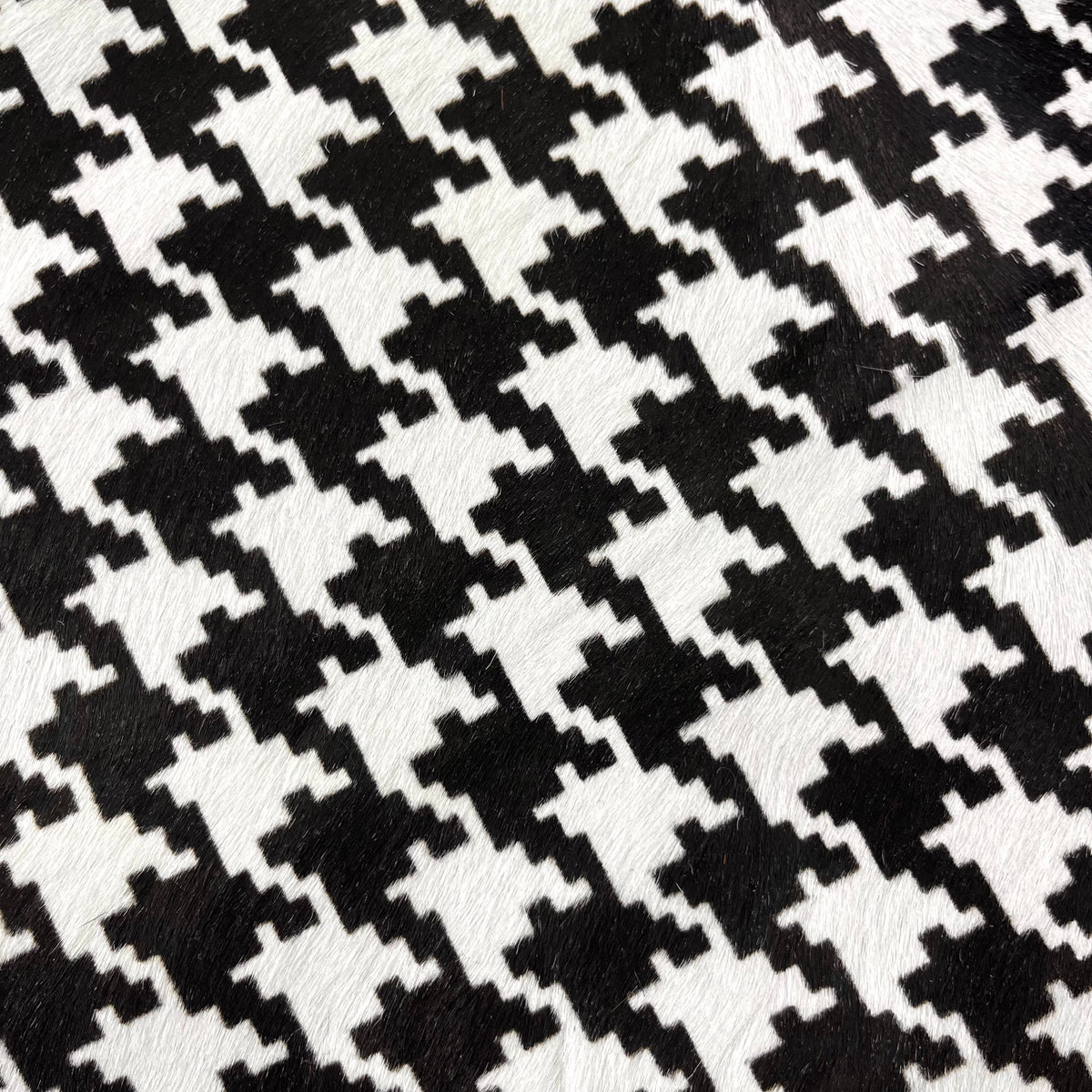 Houndstooth Cavalino Hair-On Calf